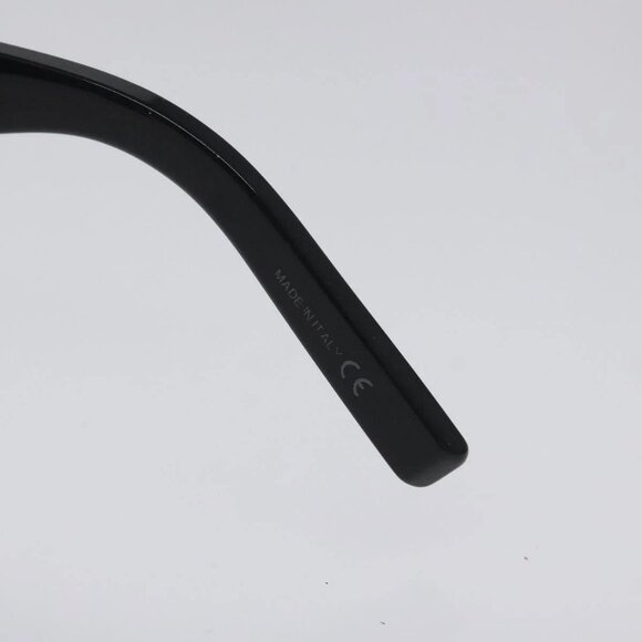 SAINT LAURENT Sunglasses Plastic Black Auth main image 7